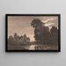 La mare au crépuscule - George Barret le Jeune — gerahmtes Bild an der Wand