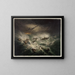 Der Schiffsbruch der Reliance, 12. November 1842 - George Baxter — gerahmtes Bild an der Wand