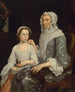 Portrait einer älteren Dame und eines Mädchens - George Beare — Ansicht des Kunstwerks
