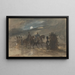 Camp à Chobham 1853 mit Offizieren und Wache - George Bryant Campion — gerahmtes Bild an der Wand