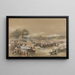 Königsrevue in Windsor, Queen Victoria und der Khedive Ismaïl Pasha von Ägypten, 26. Juni 1868 - George Bryant Campion — gerahmtes Bild an der Wand