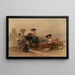 Spanisches Bauern-Gemälde - George Bryant Campion — gerahmtes Bild an der Wand