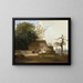 Szene eines Landhauses - George Caleb Bingham — gerahmtes Bild an der Wand