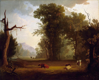 Landschaft mit Vieh - George Caleb Bingham — Ansicht des Kunstwerks