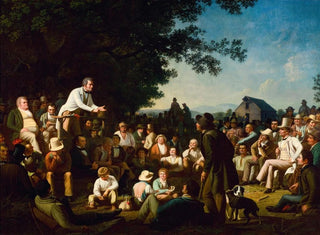 Discours sur une souche - George Caleb Bingham — Ansicht des Kunstwerks