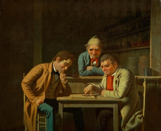 Die Dame-Spiele - George Caleb Bingham — Ansicht des Kunstwerks