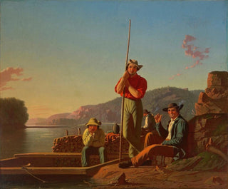 Das Holzboot - George Caleb Bingham — Ansicht des Kunstwerks