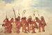 Danse des Braves à Fort Snelling - George Catlin — Ansicht des Kunstwerks