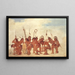 Danse des Braves à Fort Snelling - George Catlin — gerahmtes Bild an der Wand