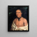 Co-Sne-Boin - George Catlin — gerahmtes Bild an der Wand