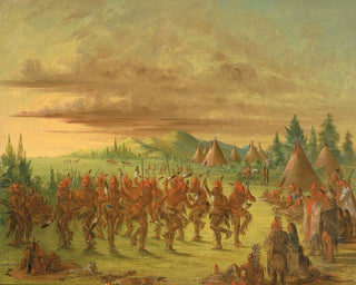 Danse de l'aigle - George Catlin — Ansicht des Kunstwerks