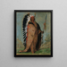 Eeh-S-Pa Black Rock, un chef à deux bouilloires - George Catlin — gerahmtes Bild an der Wand