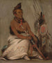 Eh-Tohk-Pah-She-Pe-Shah Mokassin schwarz Ältester Häuptling - George Catlin — Ansicht des Kunstwerks