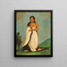 Hee-Lh-Dee Pure Fontaine Ehefrau des Rauchs - George Catlin — gerahmtes Bild an der Wand