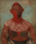 Iowy, einer der wichtigsten Krieger der Black Hawks - George Catlin — Ansicht des Kunstwerks