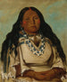 Kahbcka La femme jumelle de Bloody Hand - George Catlin — Ansicht des Kunstwerks