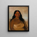 von Cuisses de Khketsee, einer Frau aus Wichita - George Catlin — gerahmtes Bild an der Wand
