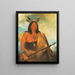 Kotsokrok Cheveux du cou des taureaux, un chef - George Catlin — gerahmtes Bild an der Wand