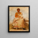 Lharetarrshe Illnatured Man un Skidi Wolf Pawnee - George Catlin — gerahmtes Bild an der Wand