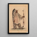 Mah-To-Toh-Pa, der Mandan-Häuptling - George Catlin — gerahmtes Bild an der Wand