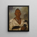Mk-a-tah-mish-o-khaik Black Hawk, Anführer des Sac - George Catlin — gerahmtes Bild an der Wand