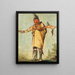 Nw-kw Holz, ehemaliger Häuptling des Stammes - George Catlin — gerahmtes Bild an der Wand