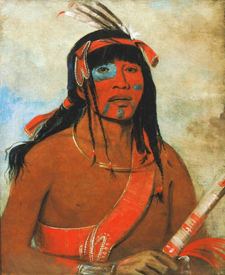 George Catlin - OTWah The Ottaway a Warrior.webp