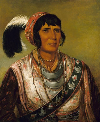 George Catlin - OsCeOL The Black Drink a Warrior of Great Distinction.webp