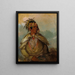 Pah-mee-cw-ee-tah L'homme qui traque un chef - George Catlin — gerahmtes Bild an der Wand