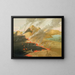Brand der Prärieküste - George Catlin — gerahmtes Bild an der Wand