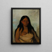 Sh-De-Ah Wild Sage, eine Frau aus Wichita - George Catlin — gerahmtes Bild an der Wand