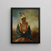 Tel-Maz-H-Za, ein Krieger von Unterscheidung - George Catlin — gerahmtes Bild an der Wand