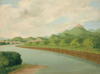 La tour à 1100 miles au-dessus de Saint-Louis - George Catlin — Ansicht des Kunstwerks