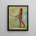 TulLockChshKo trinkt den Saft des Steins in Ballspieler-Kleidung - George Catlin — gerahmtes Bild an der Wand
