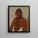 WaSwMeSaw Donnerschlag, der jüngste Sohn von Black Hawk - George Catlin — gerahmtes Bild an der Wand