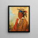 WahPnJeeA Der Schwan ein Krieger - George Catlin — gerahmtes Bild an der Wand