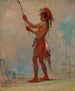 WeChshTaDoTa Red Man, un joueur de balle distingué - George Catlin — Ansicht des Kunstwerks