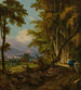 eines Landschaftsbildes in Macao mit einem Hirten, der einen Weg entlanggeht - George Chinnery — Ansicht des Kunstwerks
