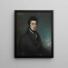 Ein unbekannter Mann - George Chinnery — gerahmtes Bild an der Wand