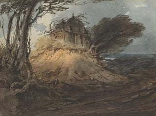 Tempel indisch - George Chinnery — Ansicht des Kunstwerks