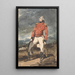 Studie für das Porträt eines Militäroffiziers - George Chinnery — gerahmtes Bild an der Wand