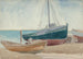 Bateaux sur la plage - George Copeland Ault — Ansicht des Kunstwerks