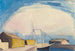 Segelboot, Holz-Galeone und Kai - George Copeland Ault — Ansicht des Kunstwerks
