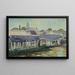 Le Quai de Provincetown - George Copeland Ault — gerahmtes Bild an der Wand