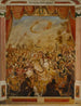 Die erste Erscheinung von William Shakespeare auf der Bühne des Globe Theatre - George Cruikshank — Ansicht des Kunstwerks