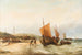 Rückkehr der Fischerboote - George D Callow — Ansicht des Kunstwerks