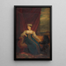Portrait der Prinzessin Charlotte von Wales - George Dawe — gerahmtes Bild an der Wand