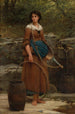 La Jeune Fille Brune - George Dunlop Leslie — Ansicht des Kunstwerks