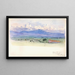 Monts Albains depuis la Via Tuscolana Rome - George Elbert Burr — gerahmtes Bild an der Wand