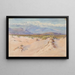 Dünen von Sand Harlech, Nordwales - George Elbert Burr — gerahmtes Bild an der Wand